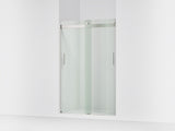Levity® 44-11/16"-47-5/8" W x 74" H bypass shower door with 1/4"-thick Crystal Clear glass