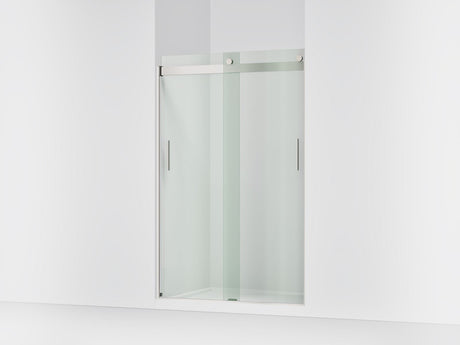 Levity® 44-11/16"-47-5/8" W x 74" H bypass shower door with 1/4"-thick Crystal Clear glass