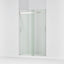 Levity® 44-11/16"-47-5/8" W x 74" H bypass shower door with 1/4"-thick Crystal Clear glass