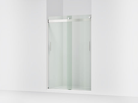 Levity® 44-11/16"-47-5/8" W x 74" H bypass shower door with 1/4"-thick Crystal Clear glass