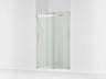 Levity® 44-11/16"-47-5/8" W x 74" H bypass shower door with 1/4"-thick Crystal Clear glass