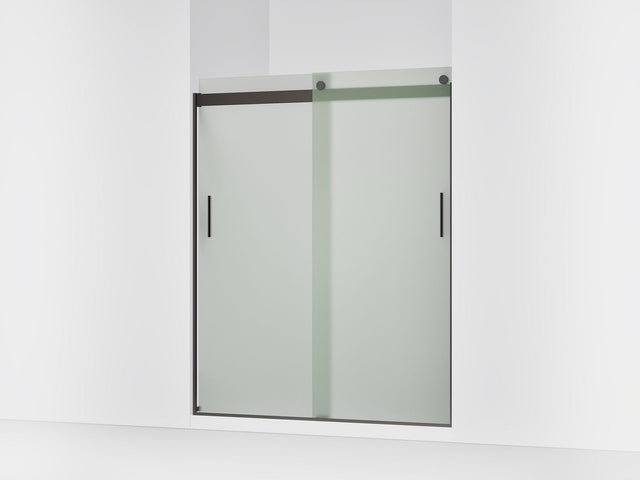 Levity® 56-5/8"-59-5/8" W x 74" H bypass shower door with 1/4"-thick Frosted glass