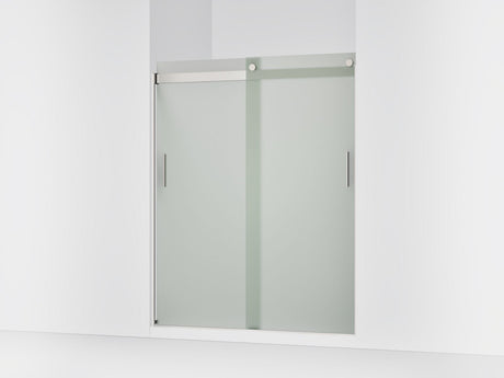Levity® 56-5/8"-59-5/8" W x 74" H bypass shower door with 1/4"-thick Frosted glass