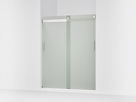 Levity® 56-5/8"-59-5/8" W x 74" H bypass shower door with 1/4"-thick Frosted glass