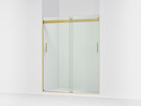 Levity® 56-5/8"-59-5/8" W x 74" H bypass shower door with 1/4"-thick Crystal Clear glass
