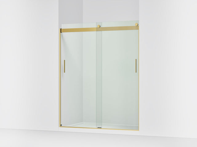 Levity® 56-5/8"-59-5/8" W x 74" H bypass shower door with 1/4"-thick Crystal Clear glass