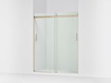 Levity® 56-5/8"-59-5/8" W x 74" H bypass shower door with 1/4"-thick Crystal Clear glass