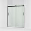 Levity® 56-5/8"-59-5/8" W x 74" H bypass shower door with 1/4"-thick Crystal Clear glass