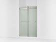 Levity® 44-5/8"-47-5/8" W x 74" H bypass shower door with 1/4"-thick Frosted glass