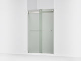 Levity® 44-5/8"-47-5/8" W x 74" H bypass shower door with 1/4"-thick Frosted glass