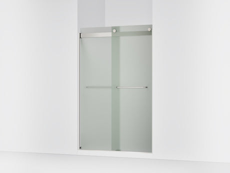 Levity® 44-5/8"-47-5/8" W x 74" H bypass shower door with 1/4"-thick Frosted glass