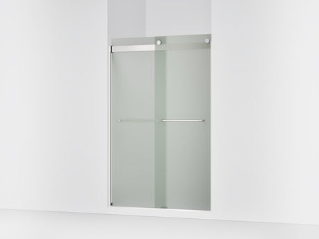 Levity® 44-5/8"-47-5/8" W x 74" H bypass shower door with 1/4"-thick Frosted glass