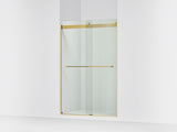 Levity® 44-5/8"-47-5/8" W x 74" H bypass shower door with 1/4"-thick Crystal Clear glass