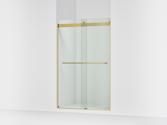 Levity® 44-5/8"-47-5/8" W x 74" H bypass shower door with 1/4"-thick Crystal Clear glass