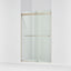 Levity® 44-5/8"-47-5/8" W x 74" H bypass shower door with 1/4"-thick Crystal Clear glass