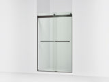 Levity® 44-5/8"-47-5/8" W x 74" H bypass shower door with 1/4"-thick Crystal Clear glass