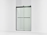 Levity® 44-5/8"-47-5/8" W x 74" H bypass shower door with 1/4"-thick Crystal Clear glass