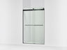 Levity® 44-5/8"-47-5/8" W x 74" H bypass shower door with 1/4"-thick Crystal Clear glass