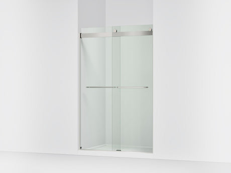 Levity® 44-5/8"-47-5/8" W x 74" H bypass shower door with 1/4"-thick Crystal Clear glass