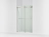 Levity® 44-5/8"-47-5/8" W x 74" H bypass shower door with 1/4"-thick Crystal Clear glass