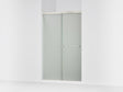 Revel® 44-5/8"-47-5/8" W x 76" H bypass shower door with 5/16"-thick Frosted glass