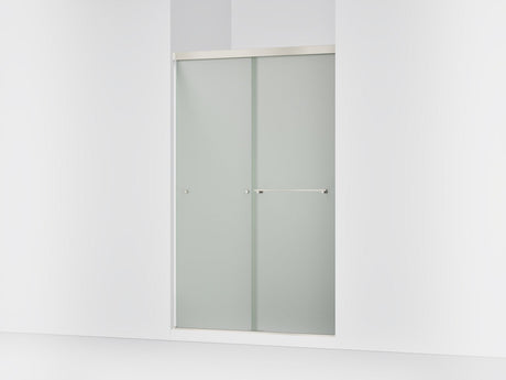 Revel® 44-5/8"-47-5/8" W x 76" H bypass shower door with 5/16"-thick Frosted glass