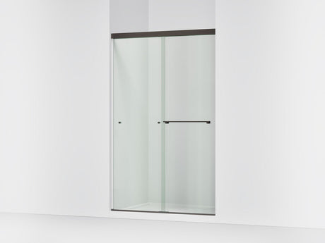 Revel® 44-5/8"-47-5/8" W x 76" H bypass shower door with 5/16"-thick Crystal Clear glass