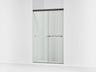 Revel® 44-5/8"-47-5/8" W x 76" H bypass shower door with 5/16"-thick Crystal Clear glass