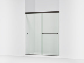Revel® 55-5/8"-59-5/8" W x 70" H bypass shower door with 1/4"-thick Crystal Clear glass