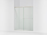 Revel® 55-5/8"-59-5/8" W x 70" H bypass shower door with 5/16"-thick Crystal Clear glass