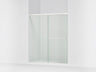 Revel® 55-5/8"-59-5/8" W x 70" H bypass shower door with 1/4"-thick Crystal Clear glass