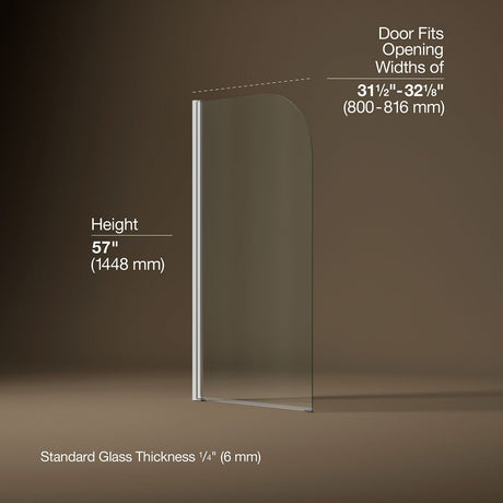 Aerie® 32" bath screen
