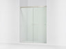 Revel® 55-5/8"-59-5/8" W x 76" H bypass shower door with 5/16"-thick Crystal Clear glass