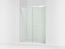 Revel® 55-5/8"-59-5/8" W x 76" H bypass shower door with 5/16"-thick Crystal Clear glass
