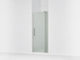 Revel® 31-1/8"-36" W x 70" H pivot shower door with 1/4"-thick Frosted glass