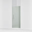 Revel® 31-1/8"-36" W x 70" H pivot shower door with 1/4"-thick Frosted glass