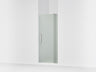 Revel® 31-1/8"-36" W x 70" H pivot shower door with 1/4"-thick Frosted glass