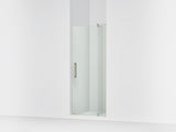 Revel® 31-1/8"-36" W x 70" H pivot shower door with 1/4"-thick Crystal Clear glass