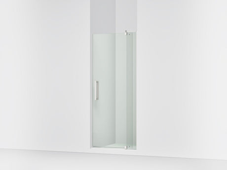 Revel® 31-1/8"-36" W x 70" H pivot shower door with 1/4"-thick Crystal Clear glass
