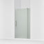 Revel® 39-1/8"-44" W x 70" H pivot shower door with 5/16"-thick Frosted glass
