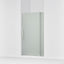 Revel® 39-1/8"-44" W x 70" H pivot shower door with 5/16"-thick Frosted glass