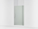 Revel® 39-1/8"-44" W x 70" H pivot shower door with 5/16"-thick Frosted glass