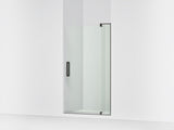 Revel® 35-1/8"-40" W x 70" H pivot shower door with 5/16"-thick Crystal Clear glass