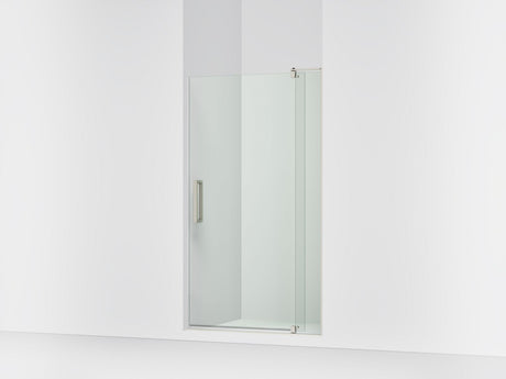 Revel® 35-1/8"-40" W x 70" H pivot shower door with 5/16"-thick Crystal Clear glass