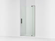 Revel® 39-1/8"-44" W x 74" H pivot shower door with 5/16"-thick Crystal Clear glass