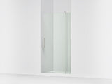 Revel® 35-1/8"-40" W x 74" H pivot shower door with 5/16"-thick Crystal Clear glass