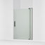 Revel® 43-1/8"-48" W x 70" H pivot shower door with 5/16"-thick Frosted glass