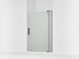 Revel® 43-1/8"-48" W x 70" H pivot shower door with 5/16"-thick Frosted glass