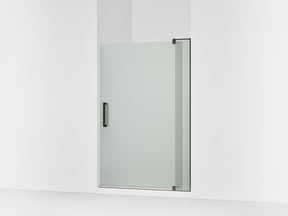 Revel® 43-1/8"-48" W x 70" H pivot shower door with 5/16"-thick Frosted glass