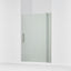 Revel® 43-1/8"-48" W x 70" H pivot shower door with 5/16"-thick Frosted glass